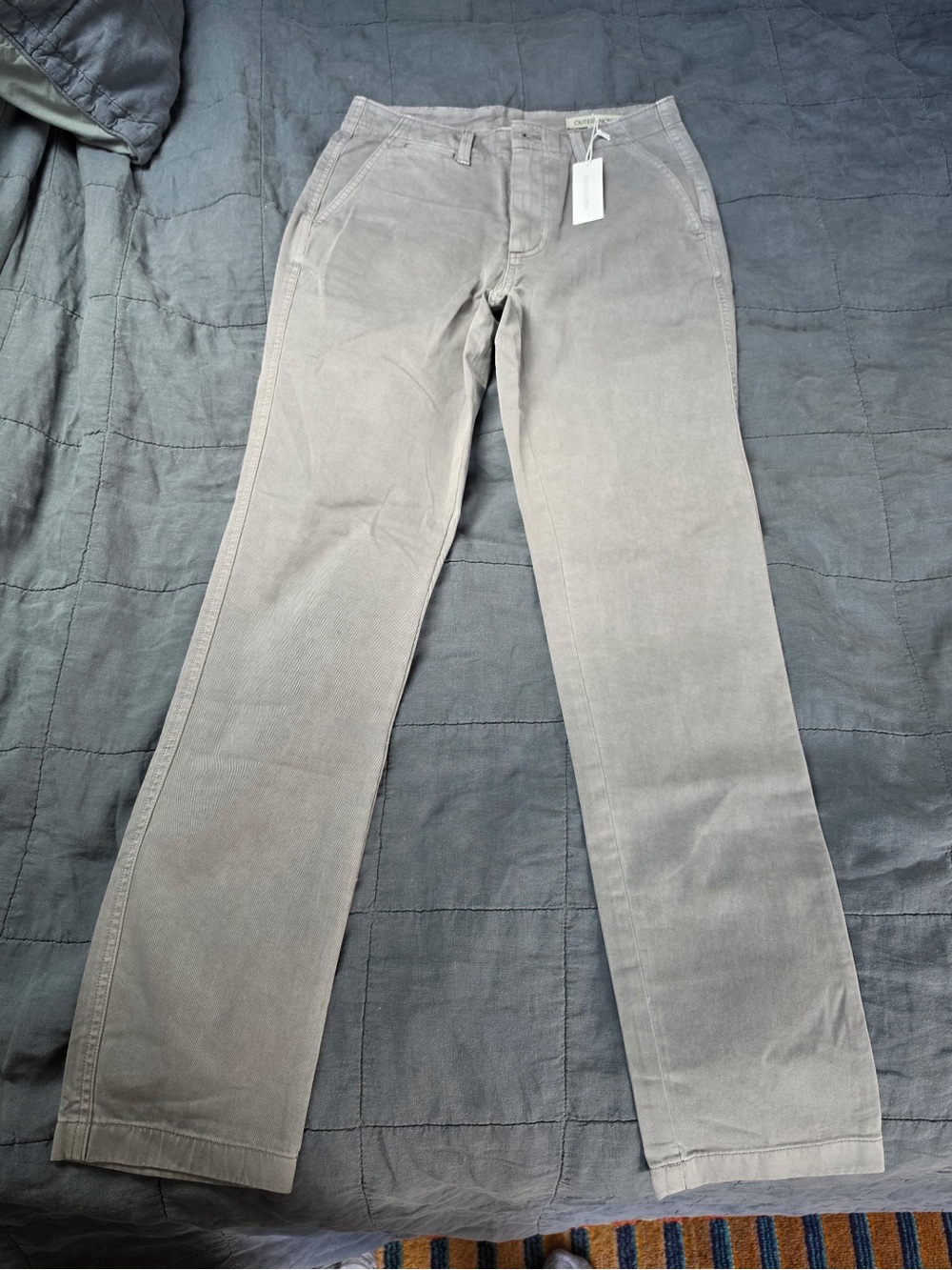 Outerknown Men's Nomad Chinos in Flint Gray